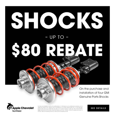 Up to $80 Rebate on Shocks!